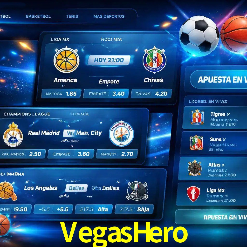 Mercados de apuestas deportivas VegasHero para jugadores en México
